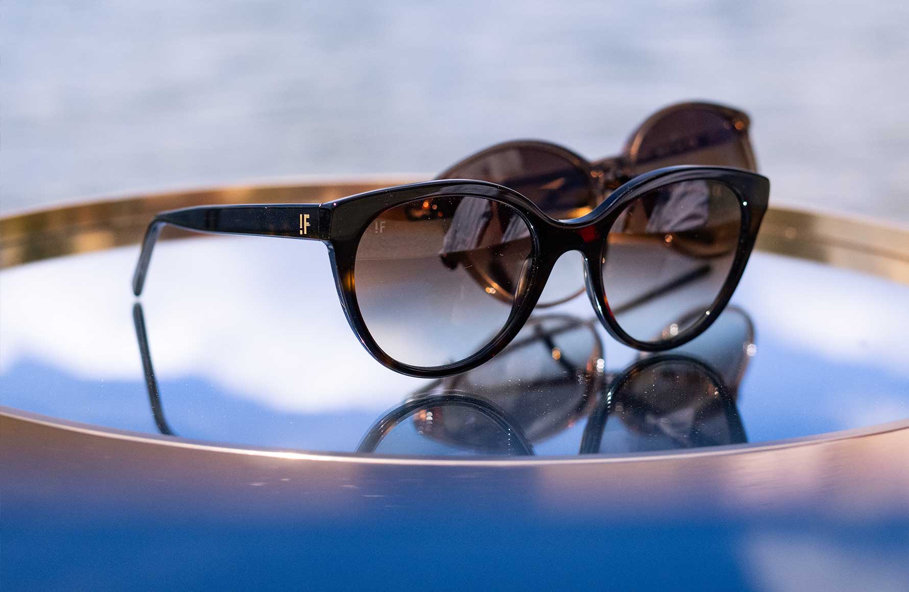 Schwarze Sonnenbrille