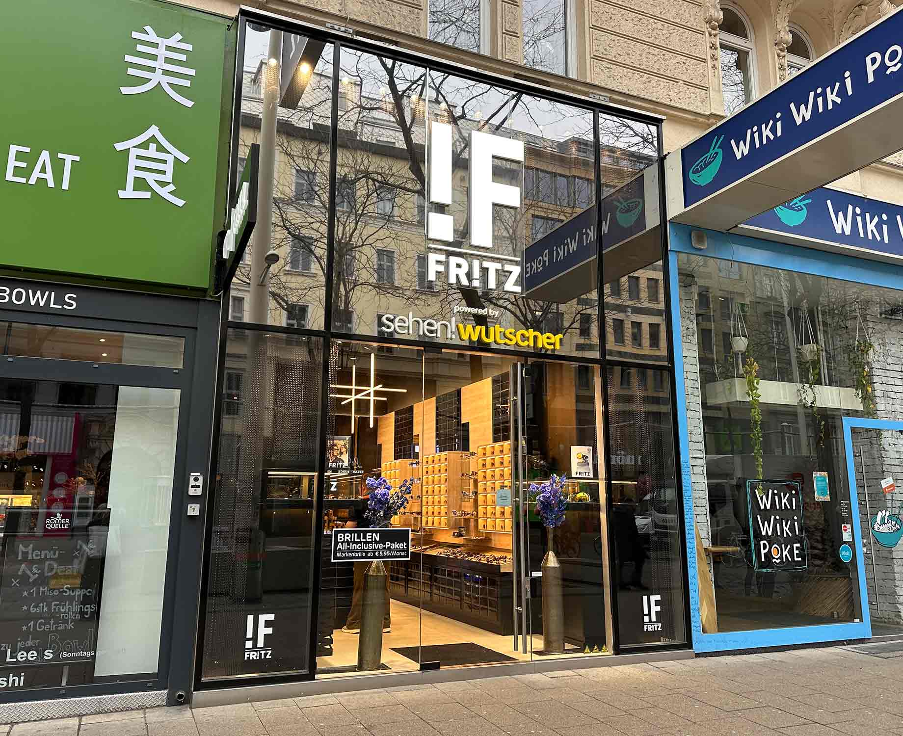 Aussenansicht FR!TZ Store Aussenansicht Eingang FR!TZ Store