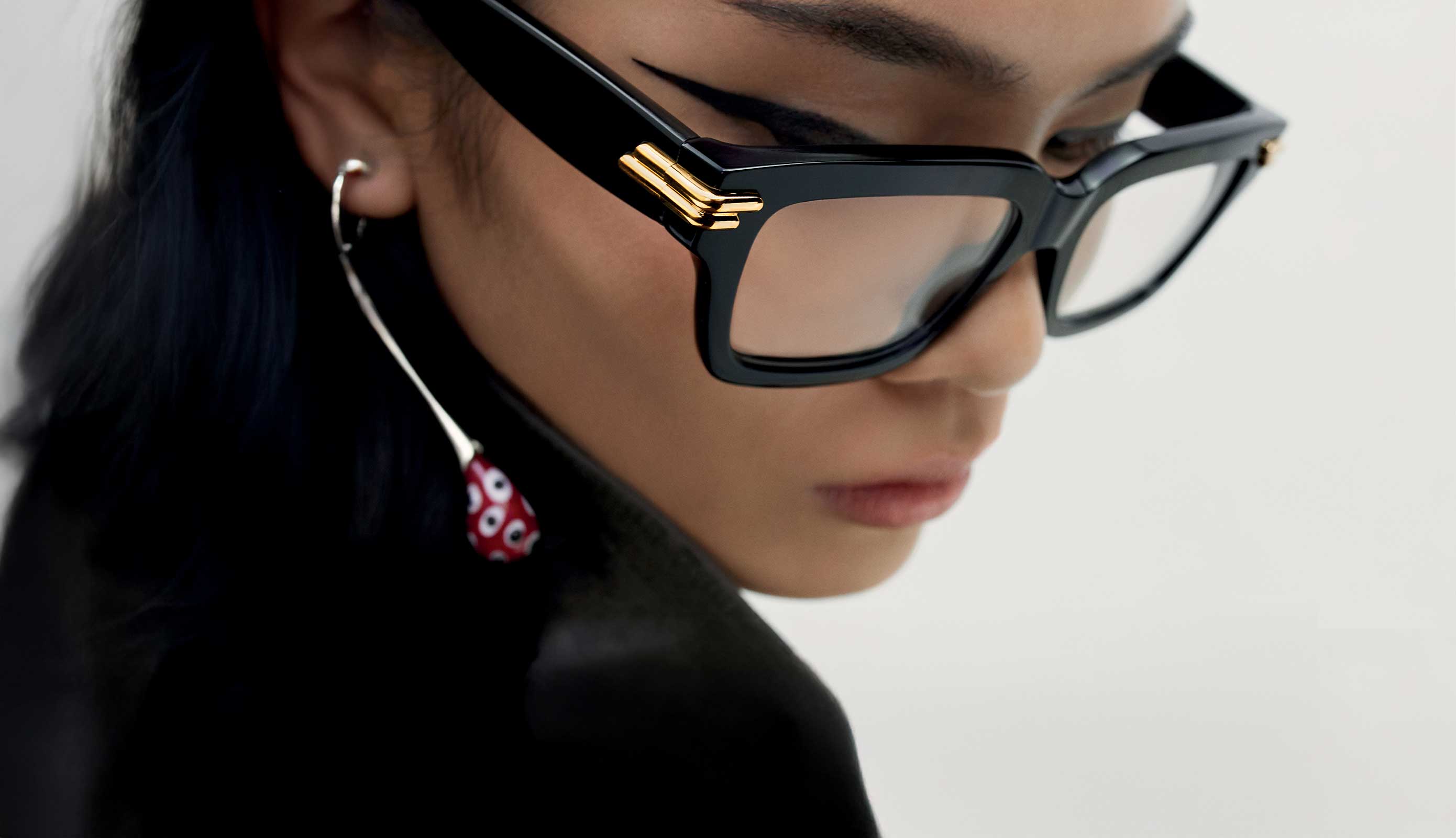 Brille von Bottega Veneta Dame trägt Bottega Veneta Brille