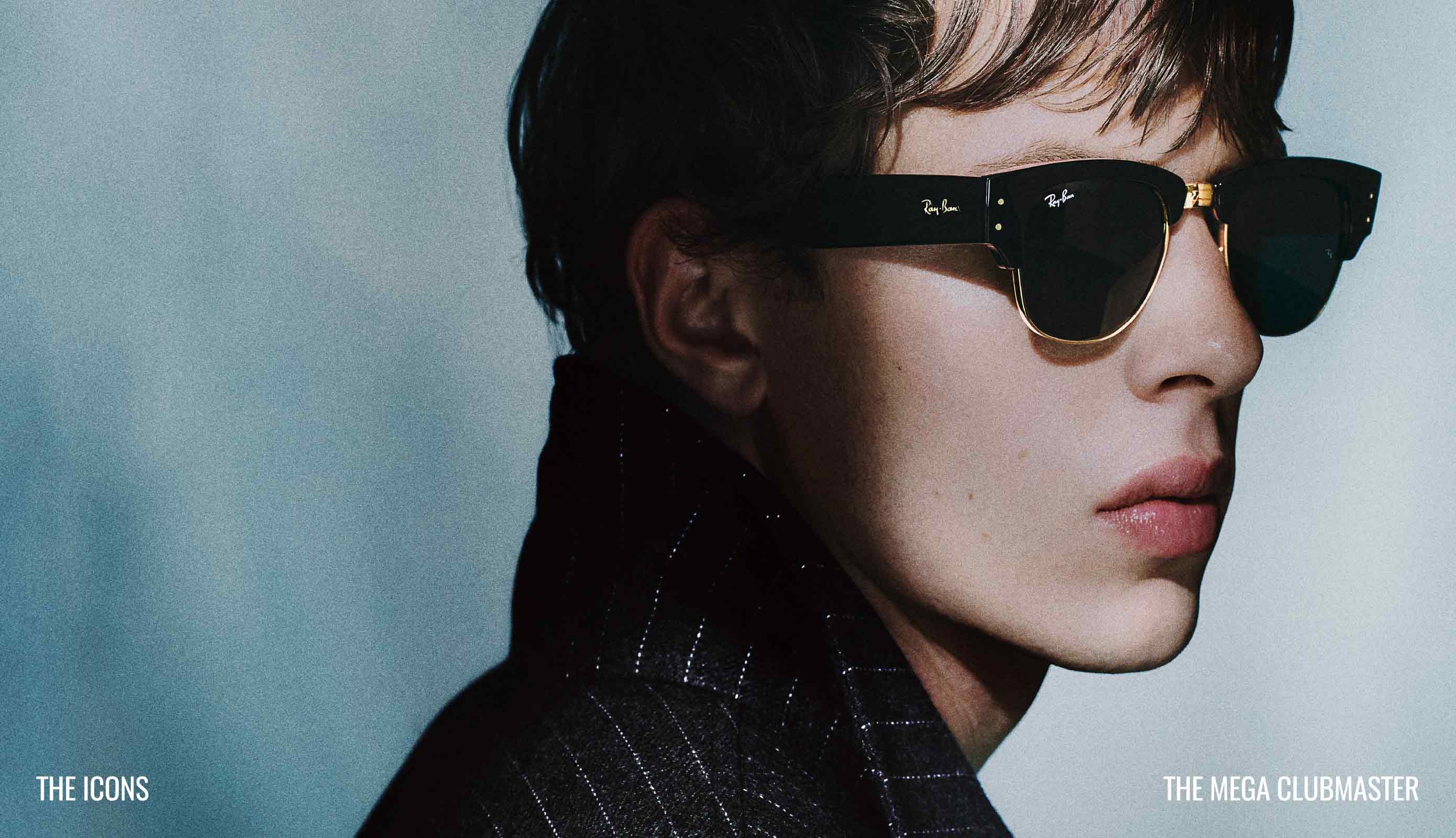 Sonnenbrille von Ray-Ban Mann trägt Ray-Ban Sonnenbrille