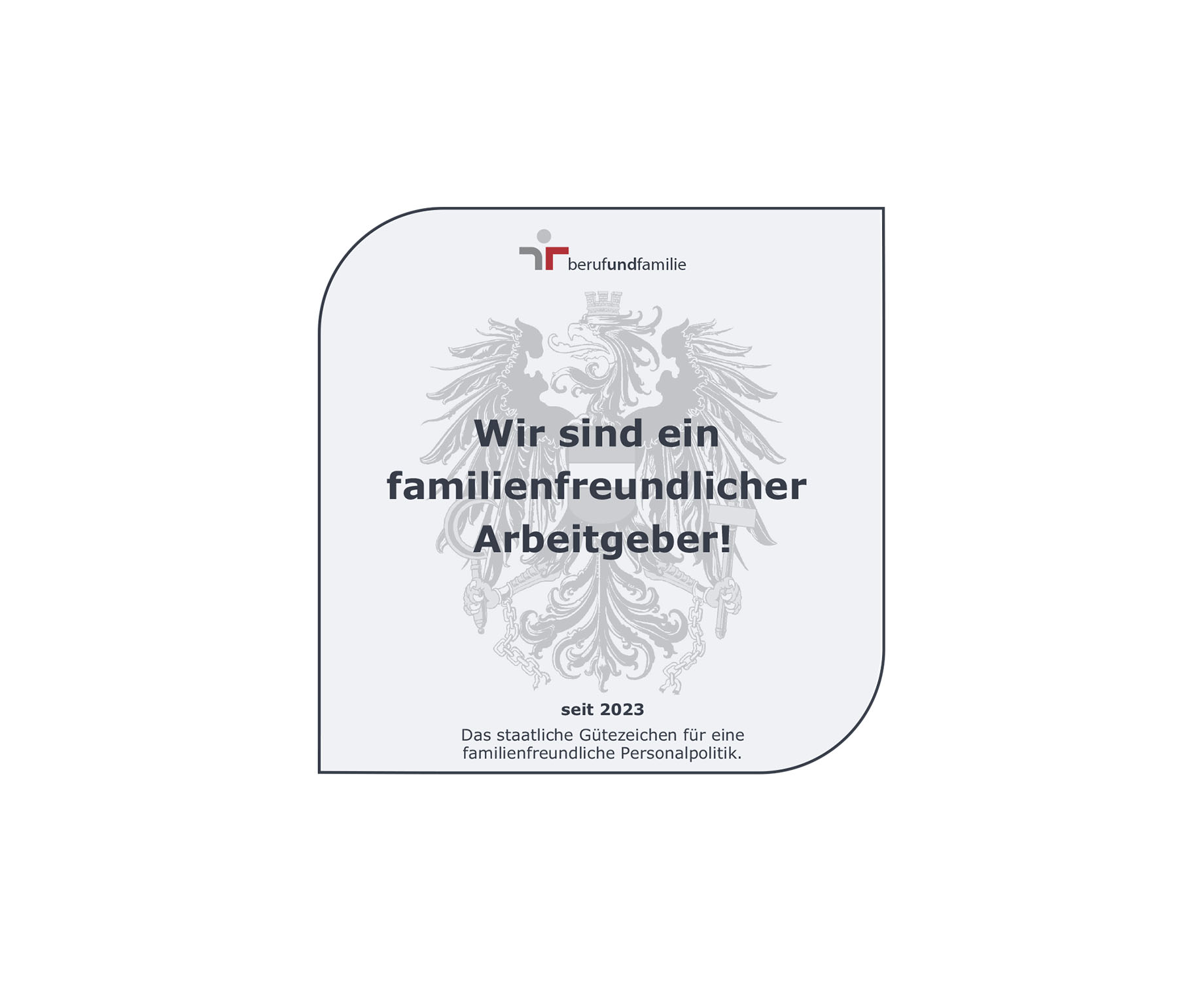 Zerfifikat Familienfreundlicher Arbeitgeber