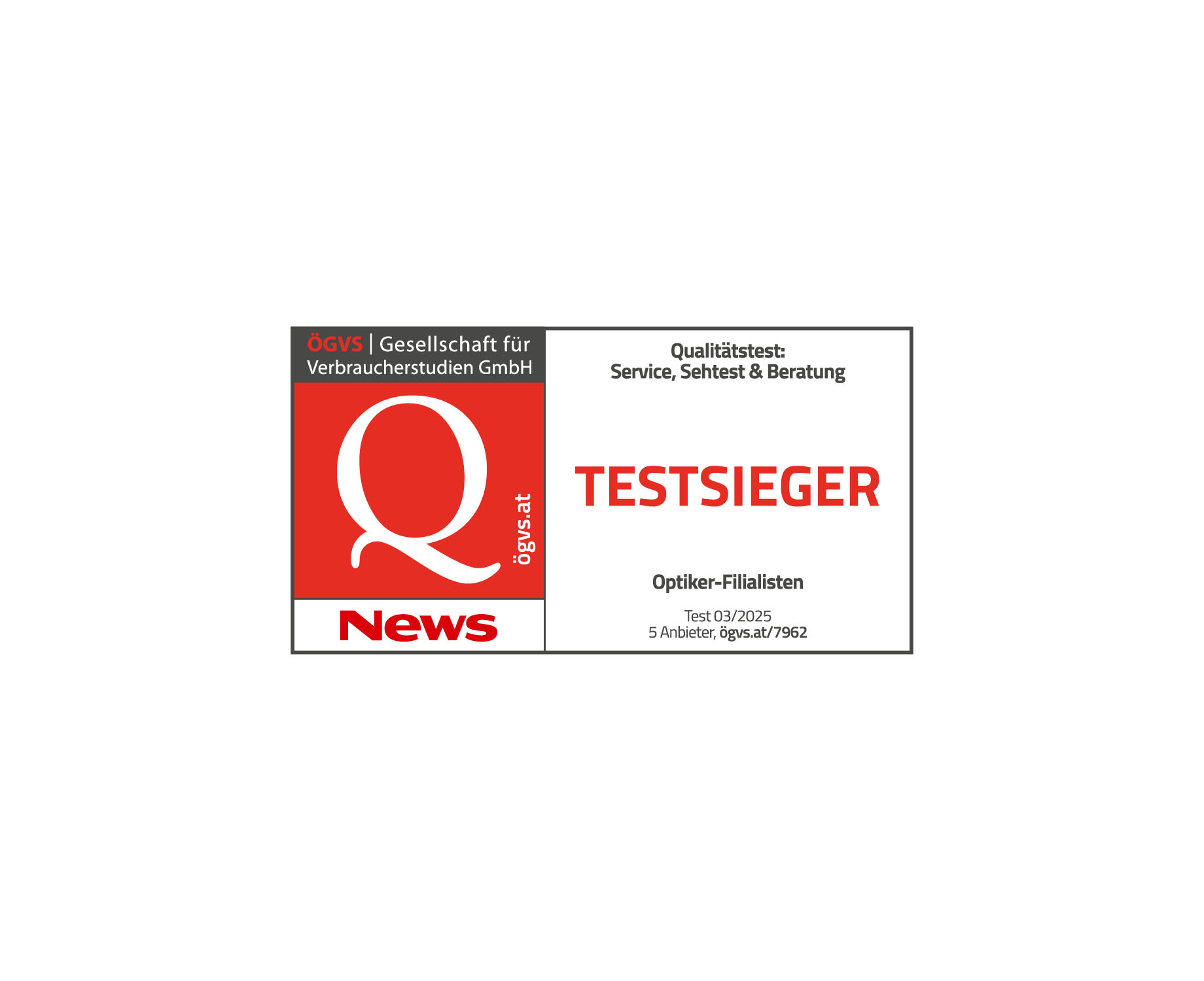 ÖGVS Testsieger 2025 ÖGVS Testsieger 2025
